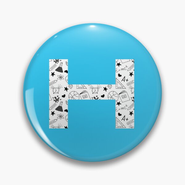Item preview, Back to School Pattern Letter H Personalize Monogram (Blue) designed and sold by sinceanna.
