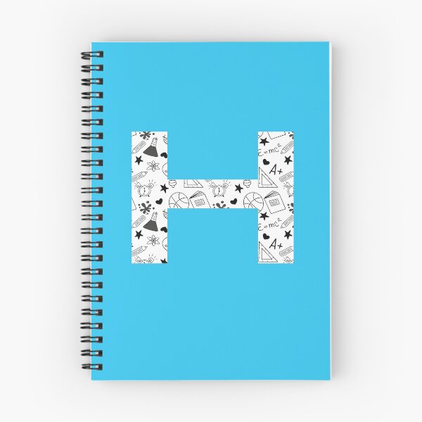 Item preview, Back to School Pattern Letter H Personalize Monogram (Blue) designed and sold by sinceanna.