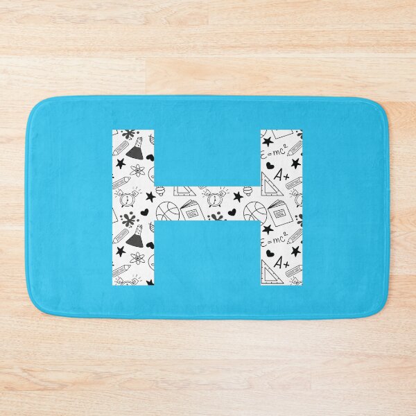 Item preview, Back to School Pattern Letter H Personalize Monogram (Blue) designed and sold by sinceanna.