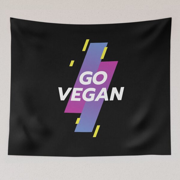 Item preview, Go Vegan designed and sold by VeganChica.