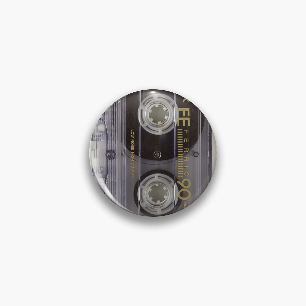 Cassette tape retro - remember those 70s and 80s mixtapes? Cass1 Pin