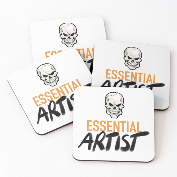 Item preview, Essential ARTIST (yellow skull) designed and sold by MasterpieceArt.