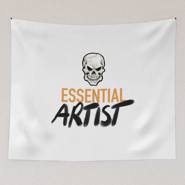 Item preview, Essential ARTIST (yellow skull) designed and sold by MasterpieceArt.