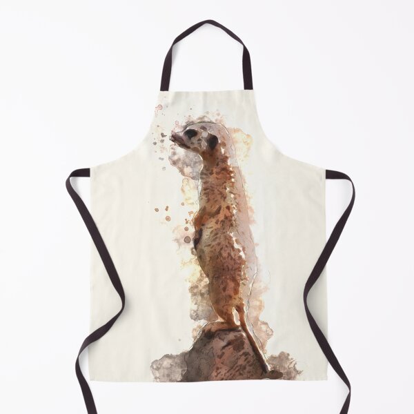 Item preview, standing meerkat_watercolor designed and sold by shokA Design.