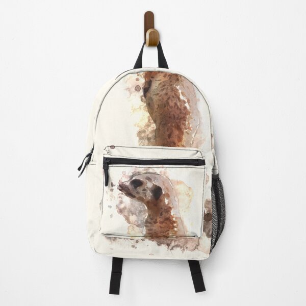 Item preview, standing meerkat_watercolor designed and sold by shokA Design.
