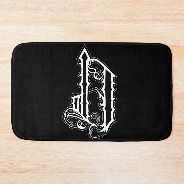 Item preview, Letter A White on Black Lettering Chicano Style Alphabet Series designed and sold by xalexiart.