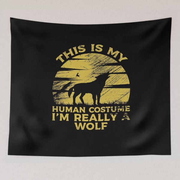 Item preview, This Is My Human Costume I'm Really A Wolf designed and sold by sesa10.