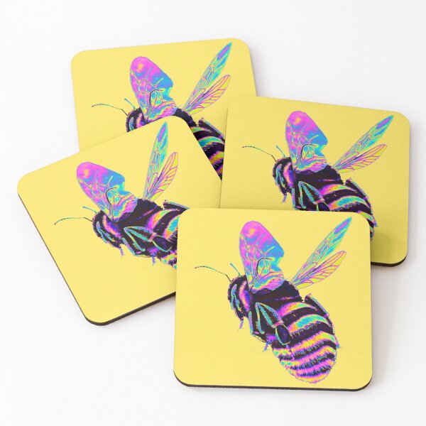 Item preview, Pink and Blue Holo Bumble Bee designed and sold by dinaaaaaah.