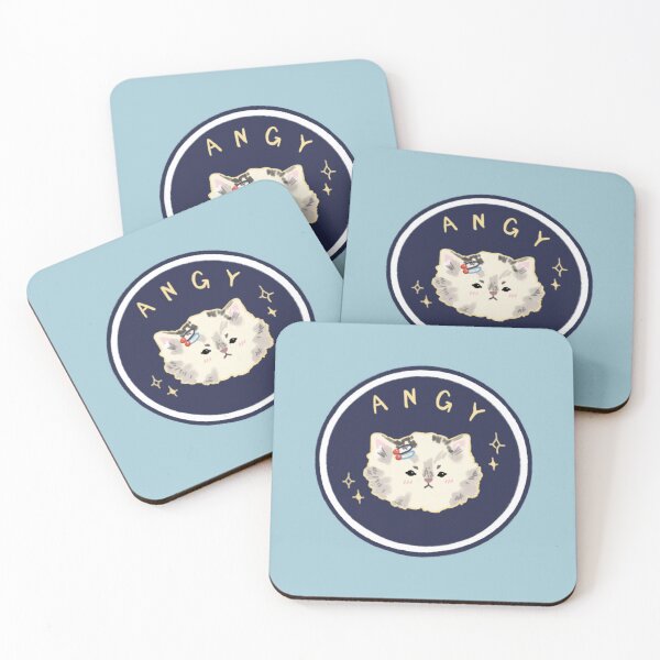 Item preview, Cute Angry Cat designed and sold by isaflora.