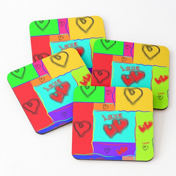 Item preview, Colorful love graffiti designed and sold by Harinko.