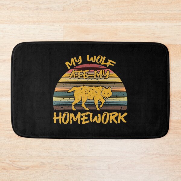 Item preview, My Wolf Ate My Homework designed and sold by sesa10.