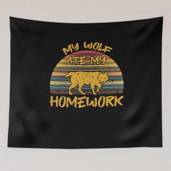 Item preview, My Wolf Ate My Homework designed and sold by sesa10.