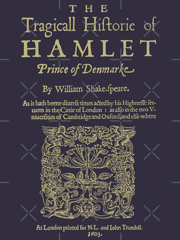 Shakespeare, Hamlet. Versión de ropa oscura de bibliotee