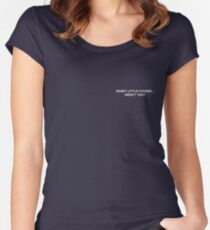 Nosey Little F... Women's Fitted Scoop T-Shirt