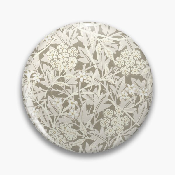 Item preview, "Jasmine" by William Morris - Cream and Taupe designed and sold by Amy Olsen.