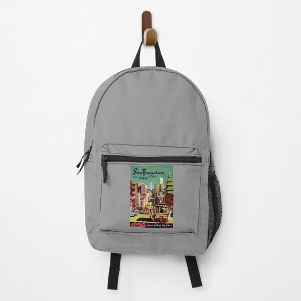 Item preview, San Francisco retro poster designed and sold by CorasPosters.