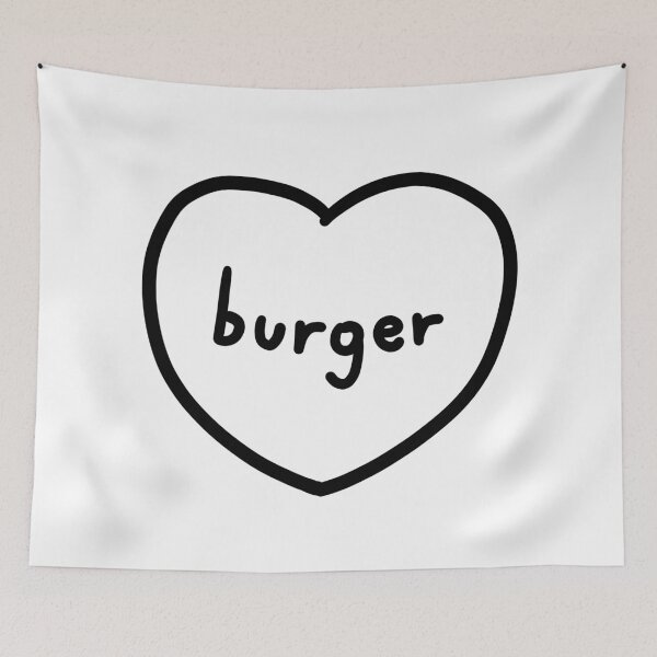 Item preview, I Love Burger designed and sold by DonatasSab.