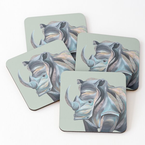 Item preview, Rhonda the Rhino designed and sold by hearteyedartist.