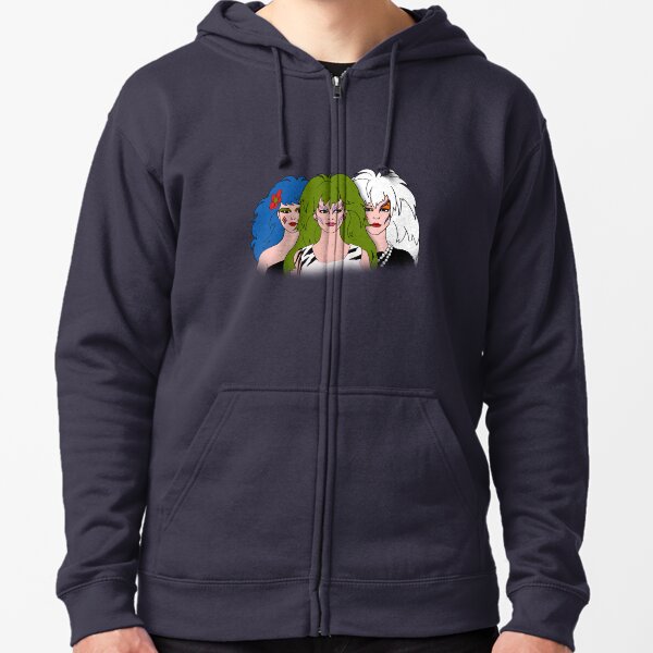 Jem y los hologramas - The Misfits - Group Color Sudadera con capucha y cremallera
