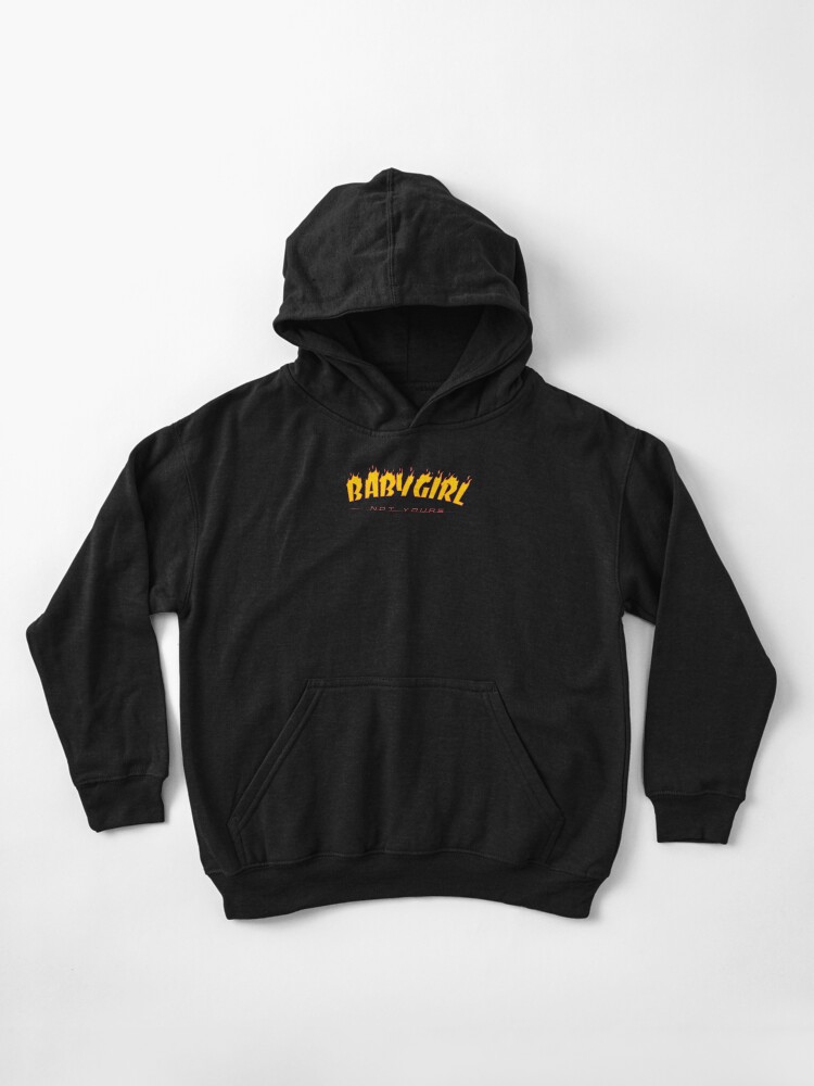 Baby girl flames online hoodie