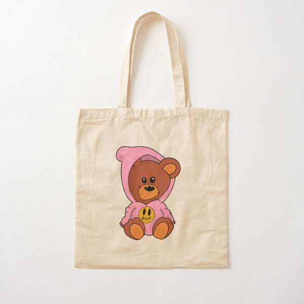 Teddy Bear Shopping Bag, Teddy Bear Canvas Bag, Canvas Shopping Bags