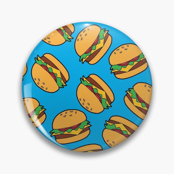 Burger Pin for Sale by Cathal O'Toole
