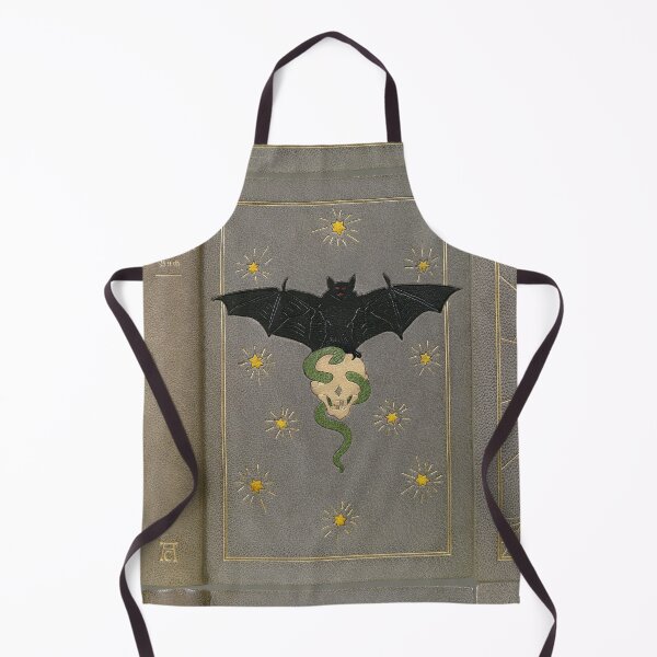 Item preview, 'The Eerie Book' antique cover with bat, skull & spider designed and sold by Classical Weasel.