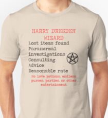 Harry Dresden Business Card Unisex T-Shirt
