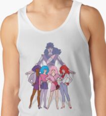 Jem and the Holograms - Group with Synergy - Color Tank Top