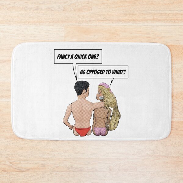 Item preview, Fancy A Quick One? As Opposed To What? Rude, Funny Doll Art! designed and sold by loveplasticpam.