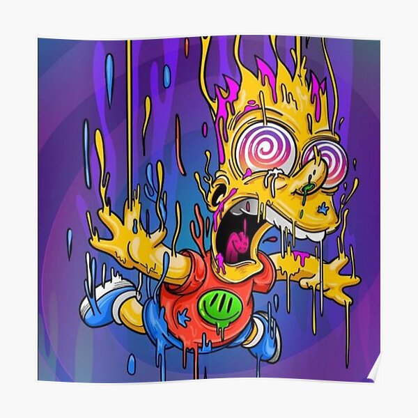 Bart Simpson Posters Redbubble