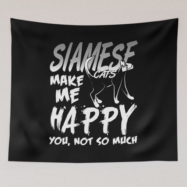 Item preview, Siamese Cats make me Happy, you not so much designed and sold by NeXore.