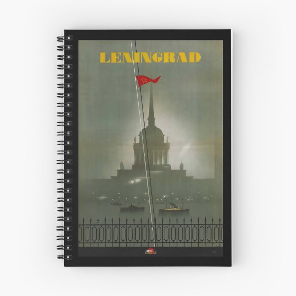 Item preview, Leningrad retro poster designed and sold by CorasPosters.