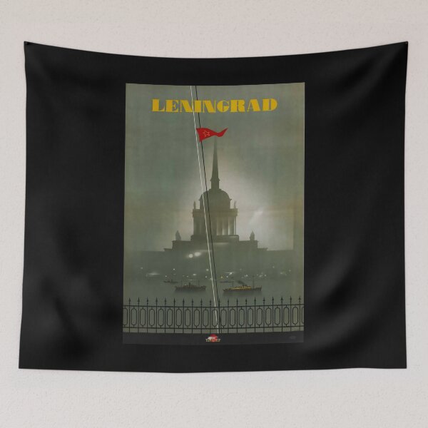 Item preview, Leningrad retro poster designed and sold by CorasPosters.
