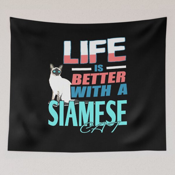 Item preview, Life is better with a Siamese Cat designed and sold by NeXore.