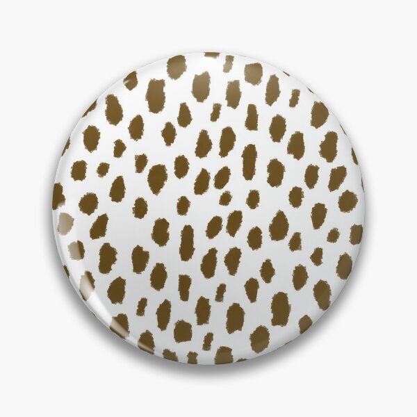 Item preview, Brown Dalmatian Spots (brown/white) designed and sold by Design Minds Boutique.