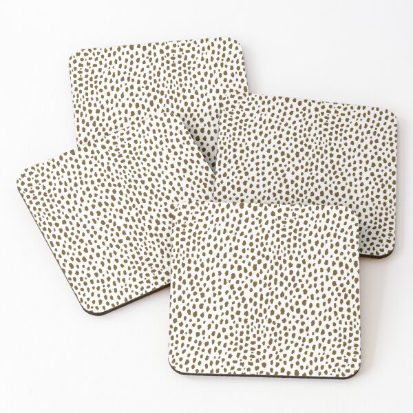 Item preview, Brown Dalmatian Spots (brown/white) designed and sold by Design Minds Boutique.