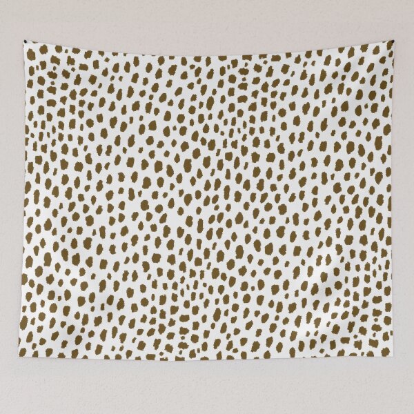 Item preview, Brown Dalmatian Spots (brown/white) designed and sold by Design Minds Boutique.