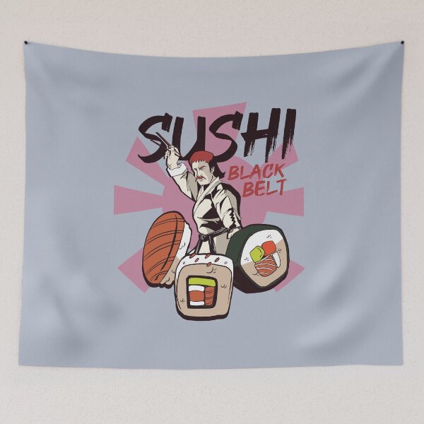 Item preview, Sushi Black Belt designed and sold by HiFiTees.