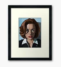 Gillian Anderson Framed Print