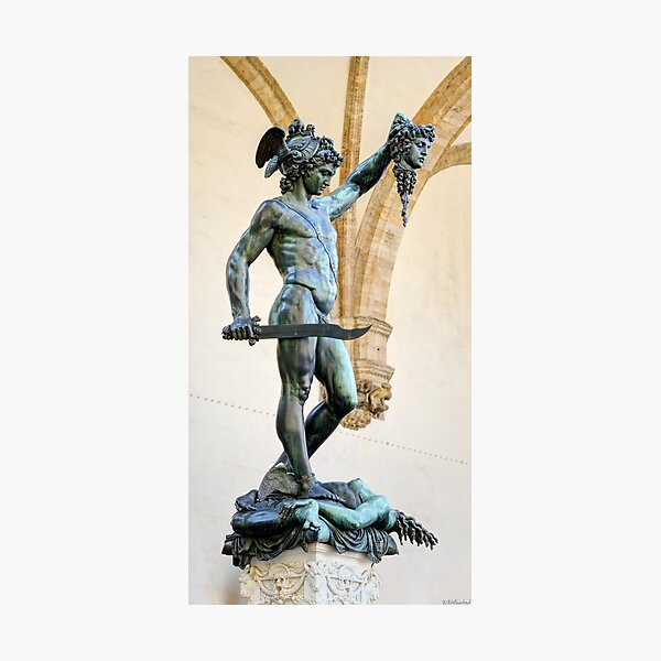 Florence - Perseus and Medusa Photographic Print