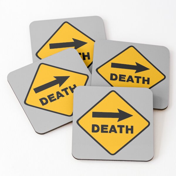 Item preview, Death This Way Sign designed and sold by ec0naway.