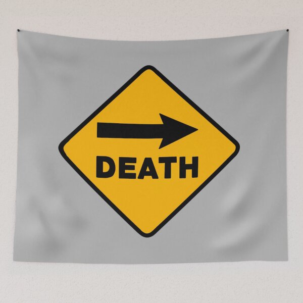 Item preview, Death This Way Sign designed and sold by ec0naway.
