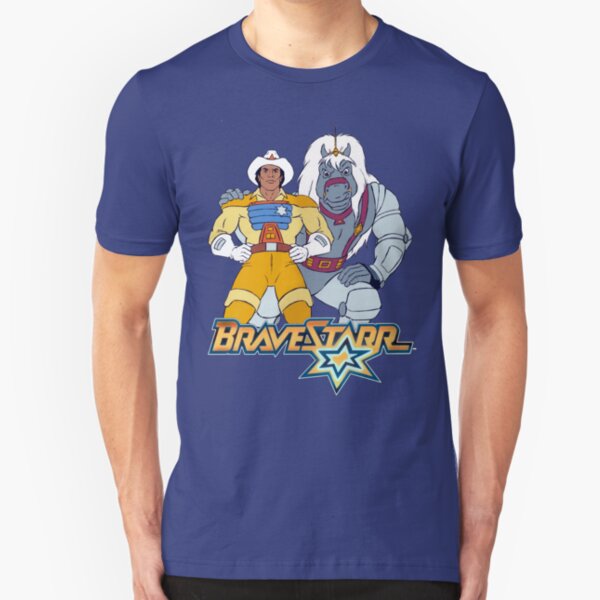 BraveStarr - Thirty Thirty and BraveStarr #3 - Color Slim Fit T-Shirt