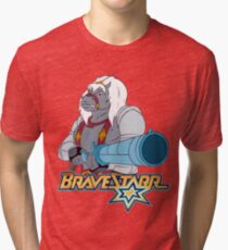 BraveStarr - Thirty Thirty and Sara Jane - Color Tri-blend T-Shirt