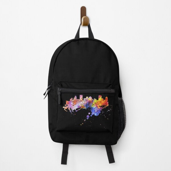 Item preview, Montreal Quebec Canada skyline at night in colors designed and sold by DerNerd.