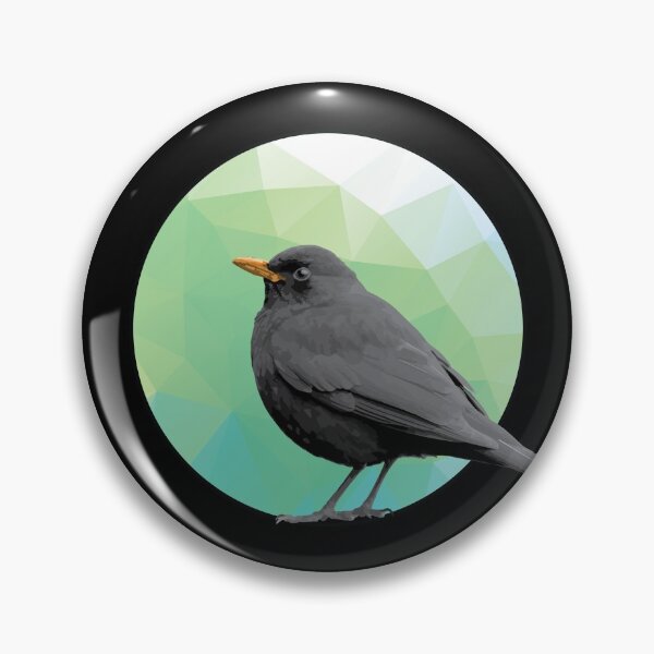 Item preview, Blackbird - Small Bird in Tree - Bird artwork designed and sold by LookFrog.