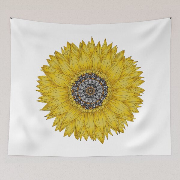 Item preview, Golden Mandala Sunflower designed and sold by Epitome Girl.