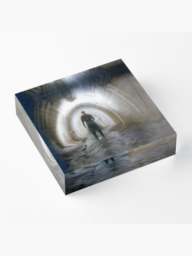 Alternate view of Tunnel, Canal tunnel Acrylic Block