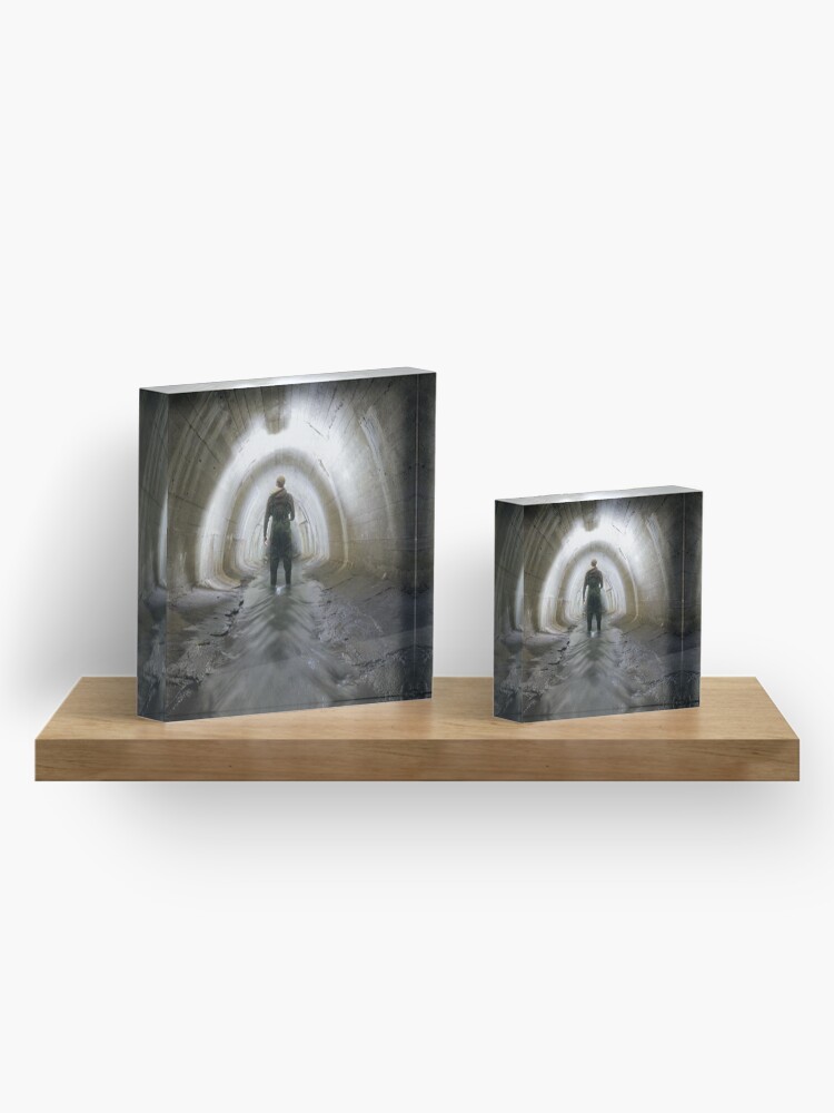 Alternate view of Tunnel, Canal tunnel Acrylic Block